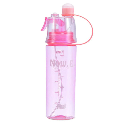 Plastic 2 In 1 Mist Spray Water Bottle ( 400 Ml 1 Pc)