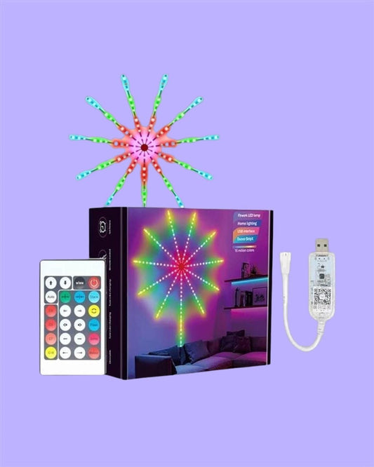 Firework Light with App & Remote Control — Smart RGB Color-Changing LED
