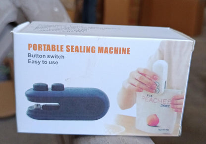 Mini Bag Sealer – 2 in 1 Heat Sealer & Cutter | USB Rechargeable Portable Food Sealing Machine for Snacks & Storage