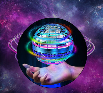 Flying Orb Ball Toy – USB Rechargeable RGB Spinner with 360° Boomerang Magic Controller